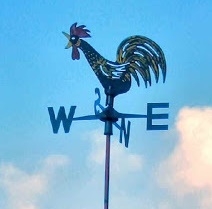 Rooster wind vane